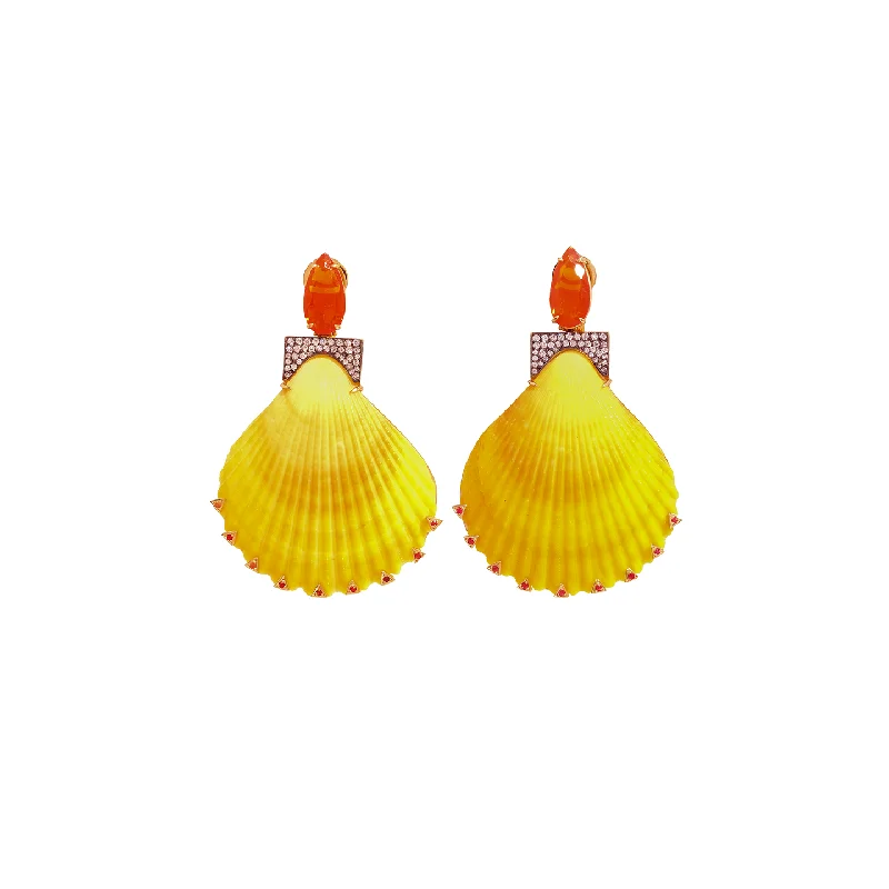 Silvia Furmanovich Shell Earrings