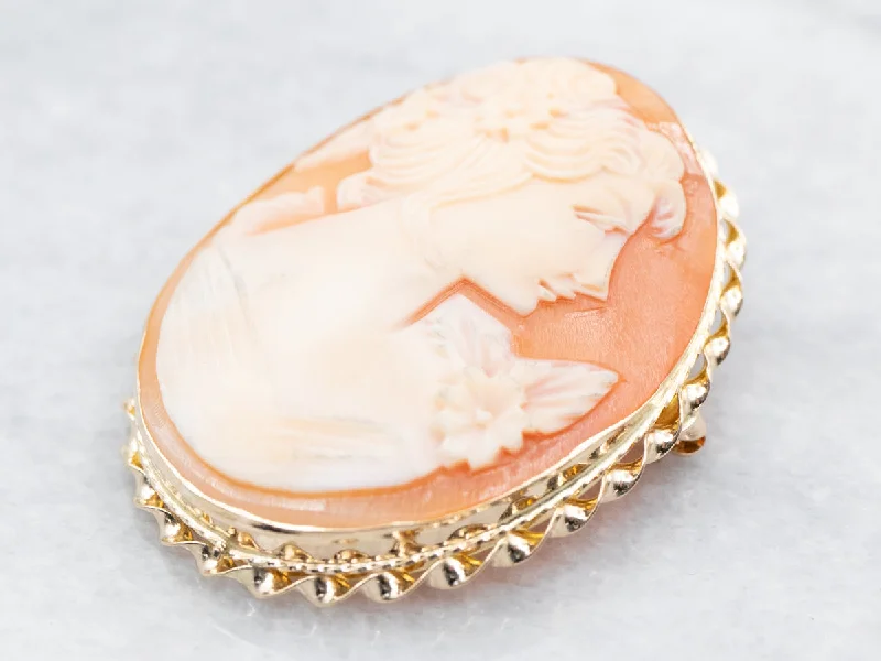 Vintage Cameo Brooch and Pendant