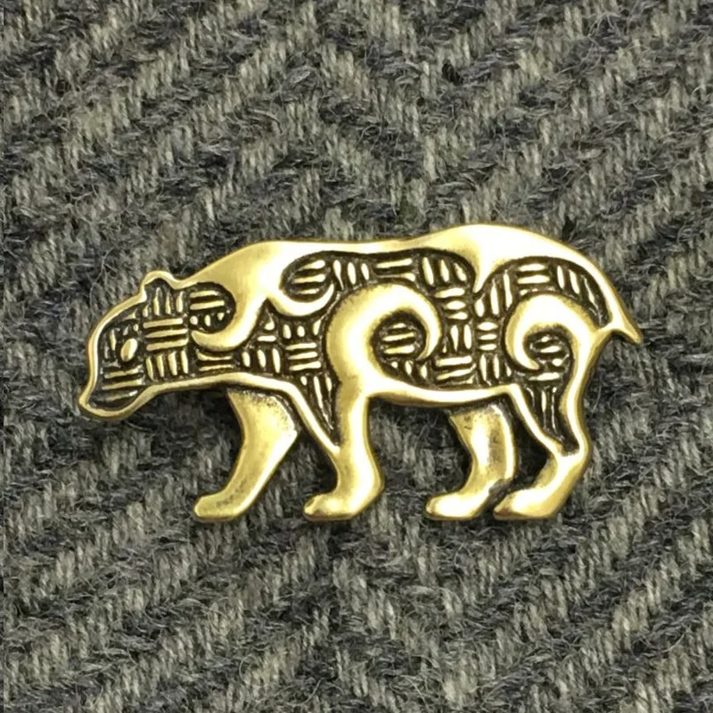 Bear Pin - Bronze