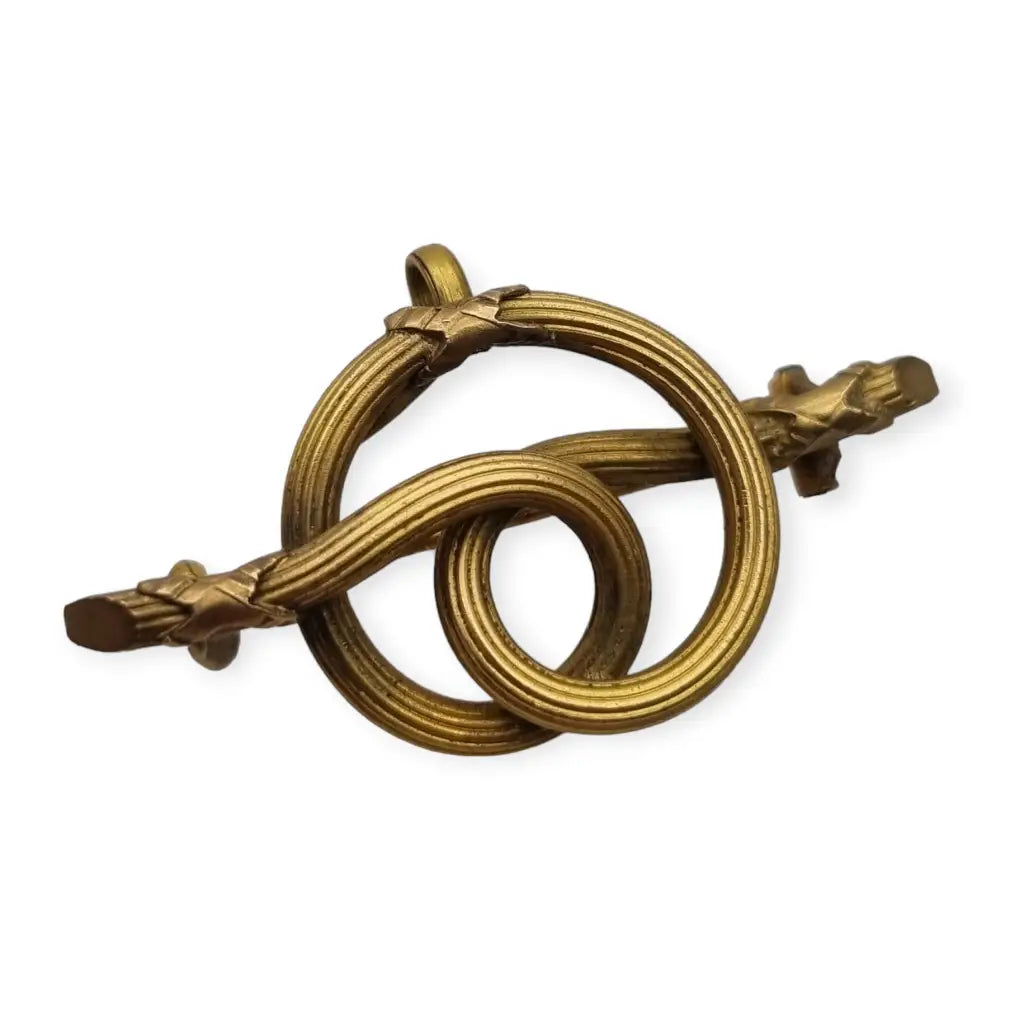 Victorian Gold Love Knot Brooch for Women, Gifts for Lovers.