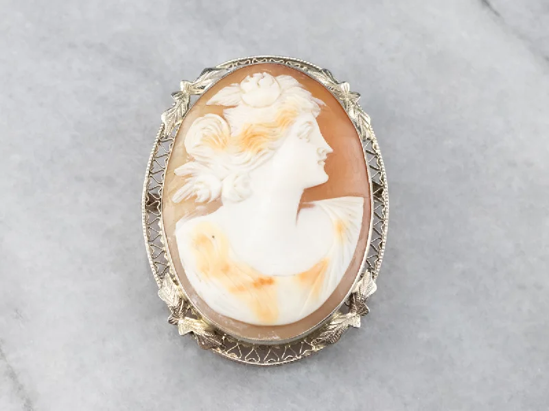 Vintage Cameo Brooch or Pendant